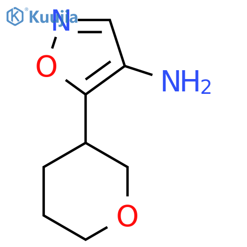 5-(oxan-3-yl)-1,2-oxazol-4-amine structure