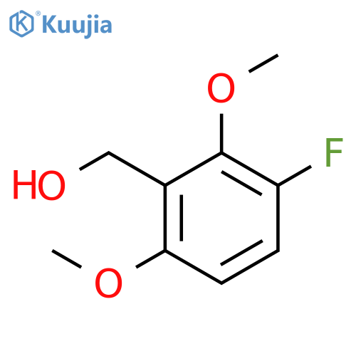 (3-fluoro-2,6-dimethoxyphenyl)methanol structure