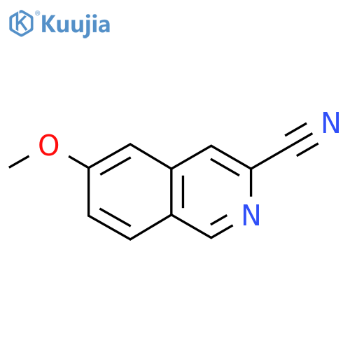 6-Methoxyisoquinoline-3-carbonitrile structure