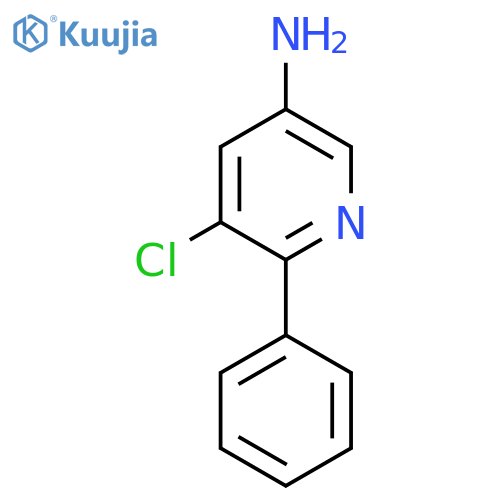 5-Chloro-6-phenylpyridin-3-amine structure