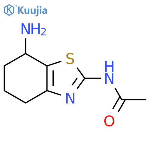 N-(7-Amino-4,5,6,7-tetrahydrobenzo[D]thiazol-2-YL)acetamide structure