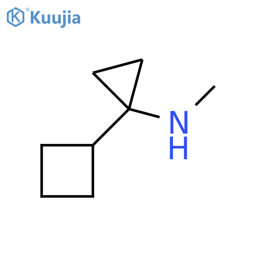 1-cyclobutyl-N-methylcyclopropan-1-amine structure