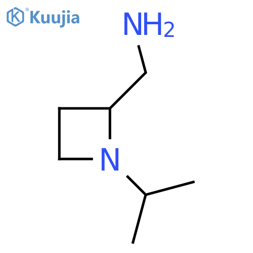 1-(propan-2-yl)azetidin-2-ylmethanamine structure