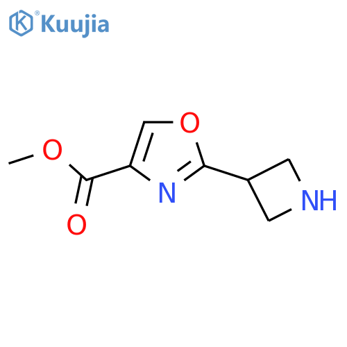 Methyl 2-(azetidin-3-yl)-1,3-oxazole-4-carboxylate structure