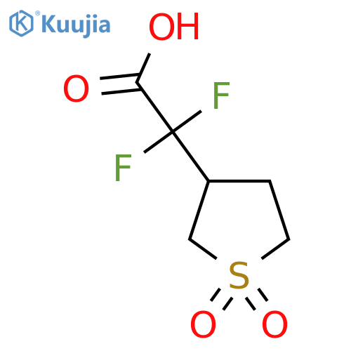 2-(1,1-dioxo-1lambda6-thiolan-3-yl)-2,2-difluoroacetic acid structure
