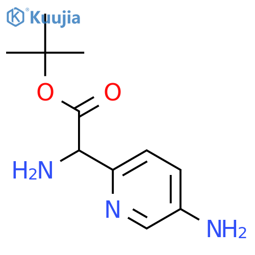 tert-butyl N-[(5-amino-2-pyridyl)methyl]carbamate structure