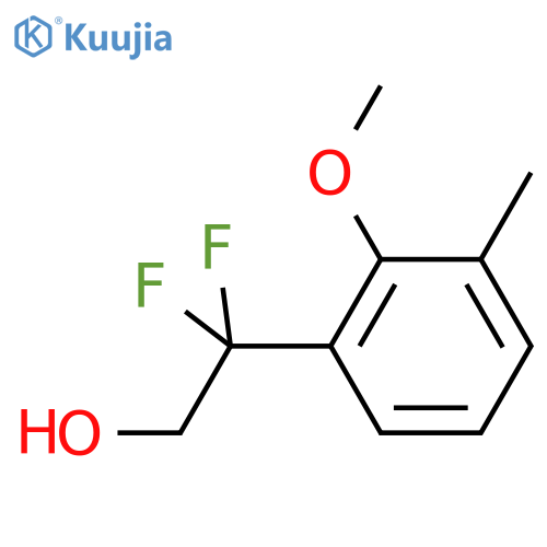 2,2-difluoro-2-(2-methoxy-3-methylphenyl)ethan-1-ol structure
