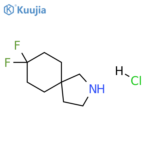 8,8-Difluoro-2-azaspiro[4.5]decane hydrochloride structure