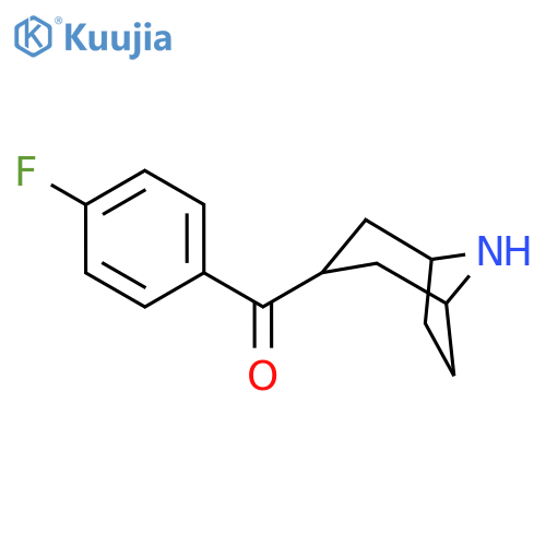 3-(4-fluorobenzoyl)-8-azabicyclo3.2.1octane structure