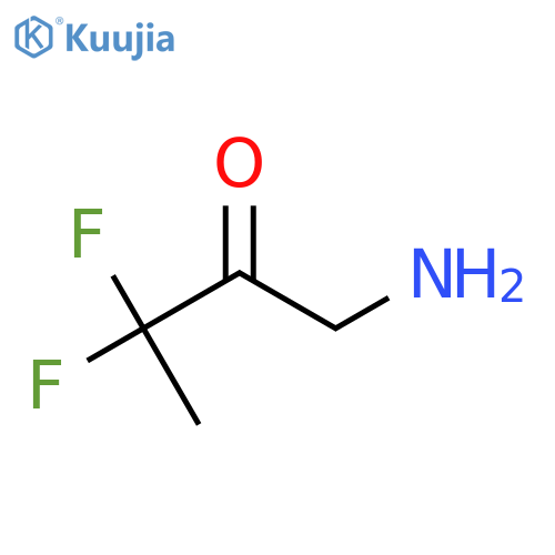 1-amino-3,3-difluorobutan-2-one structure