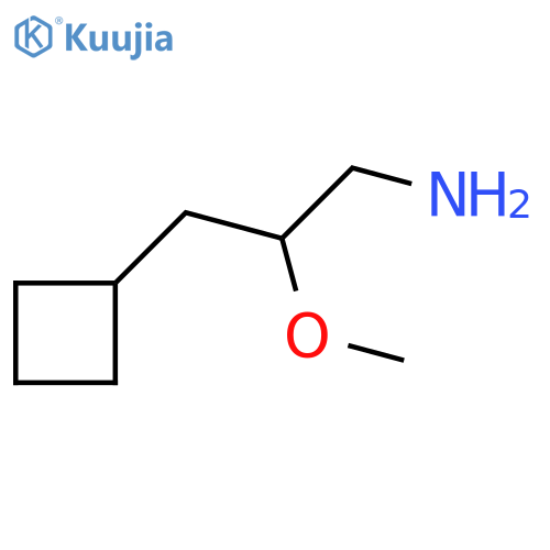 3-Cyclobutyl-2-methoxypropan-1-amine structure