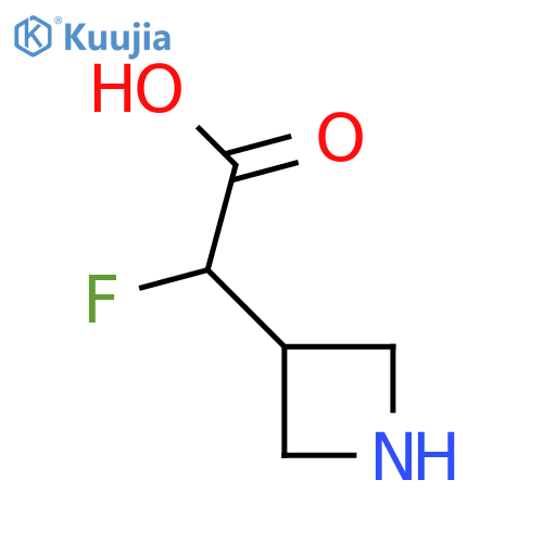 2-(azetidin-3-yl)-2-fluoroacetic acid structure