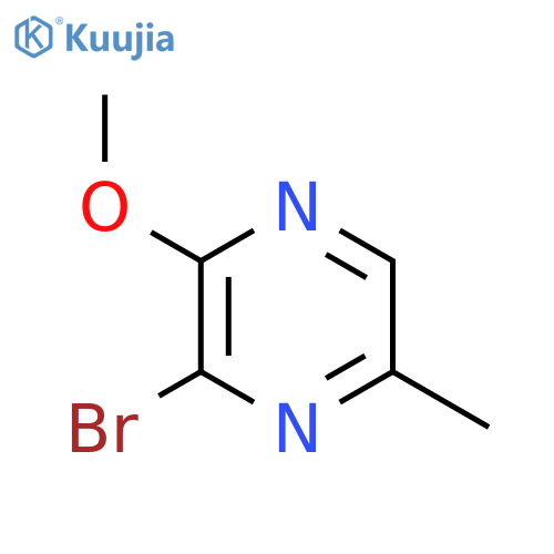 3-Bromo-2-methoxy-5-methylpyrazine structure