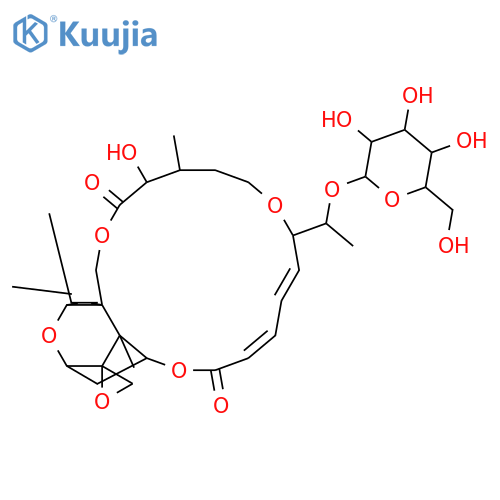 Roridin A; 13'-O-β-D-Glucopyranoside structure