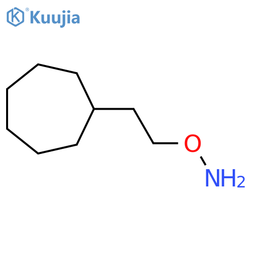 O-(2-cycloheptylethyl)hydroxylamine structure