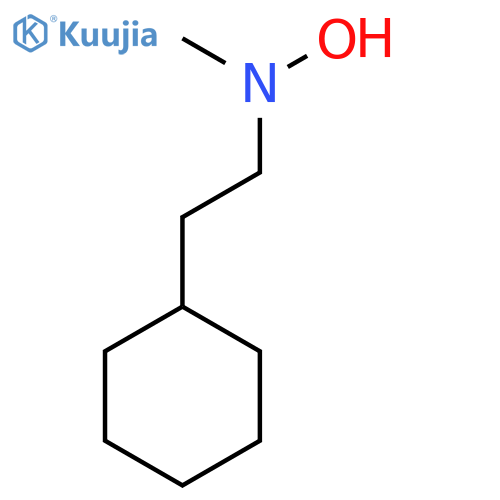 N-(2-cyclohexylethyl)-N-methylhydroxylamine structure