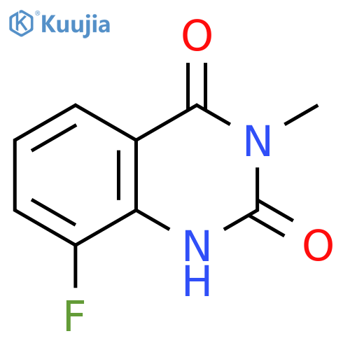 8-fluoro-3-methyl-1,2,3,4-tetrahydroquinazoline-2,4-dione structure