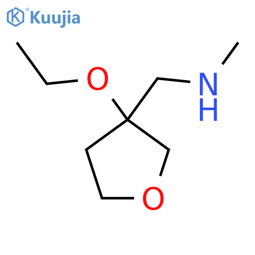 (3-ethoxyoxolan-3-yl)methyl(methyl)amine structure