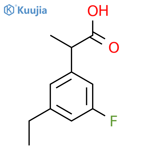 3-Ethyl-5-fluorophenylpropanoic acid structure