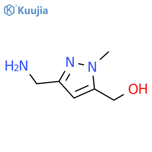 3-(aminomethyl)-1-methyl-1H-pyrazol-5-ylmethanol structure