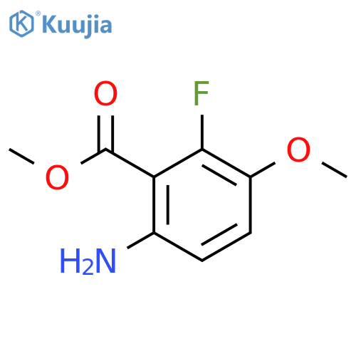 Benzoic acid, 6-amino-2-fluoro-3-methoxy-, methyl ester structure