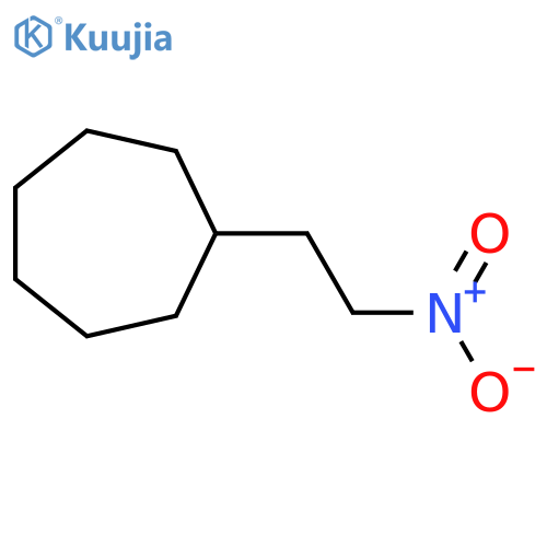 (2-nitroethyl)cycloheptane structure