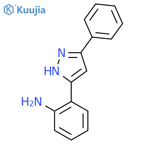 2-(3-Phenyl-1H-pyrazol-5-YL)aniline structure