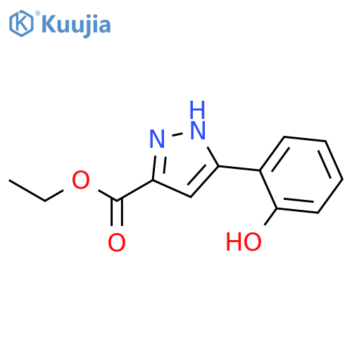 ethyl 5-(2-hydroxyphenyl)-1H-pyrazole-3-carboxylate structure