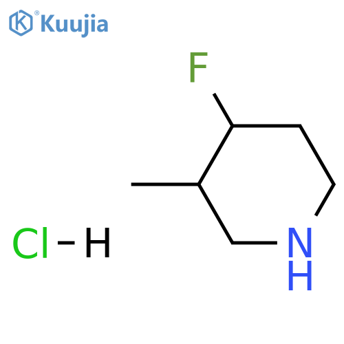 4-fluoro-3-methyl-piperidine hydrochloride structure