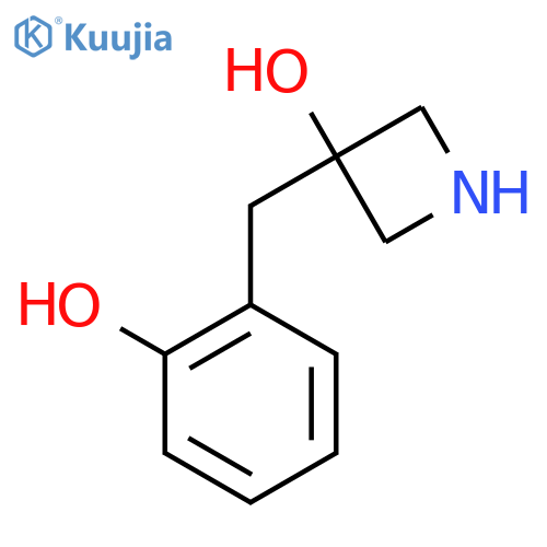 3-(2-hydroxyphenyl)methylazetidin-3-ol structure