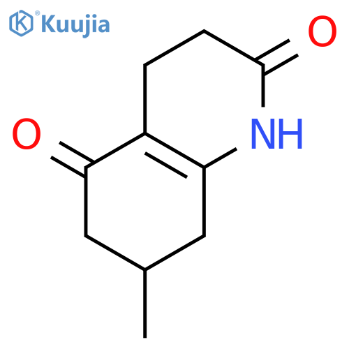 2,5(1H,3H)-Quinolinedione,4,6,7,8-tetrahydro-7-methyl- structure