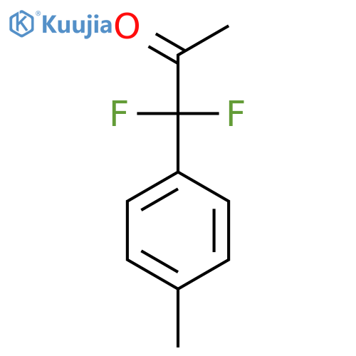 1,1-Difluoro-1-(4-methylphenyl)propan-2-one structure