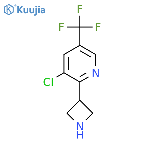 2-(Azetidin-3-yl)-3-chloro-5-(trifluoromethyl)pyridine structure
