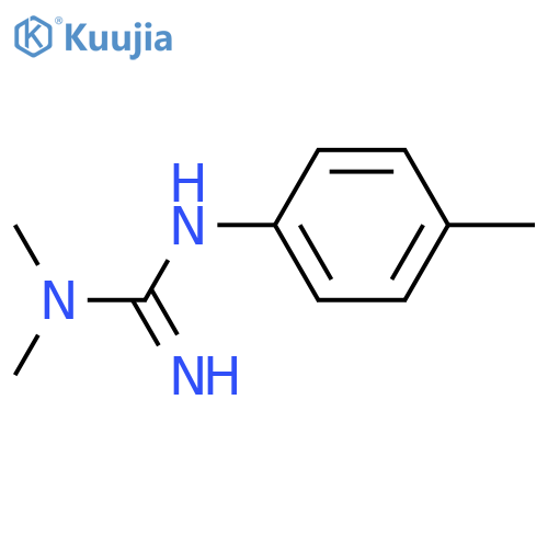 Guanidine, N,N-dimethyl-N'-(4-methylphenyl)- structure