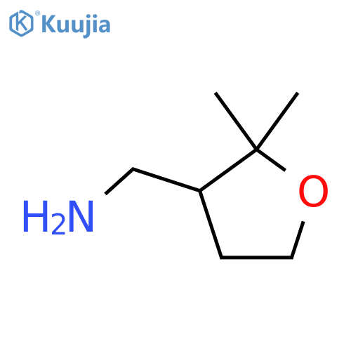 1-(2,2-Dimethyltetrahydrofuran-3-yl)methanamine structure