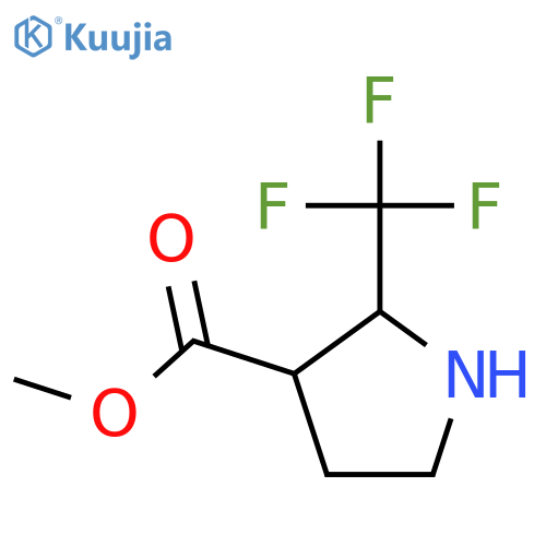 Methyl 2-(trifluoromethyl)pyrrolidine-3-carboxylate structure