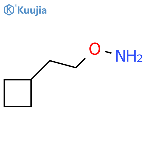 O-(2-cyclobutylethyl)hydroxylamine structure