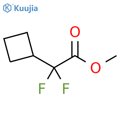 Cyclobutyl-difluoro-acetic acid methyl ester structure