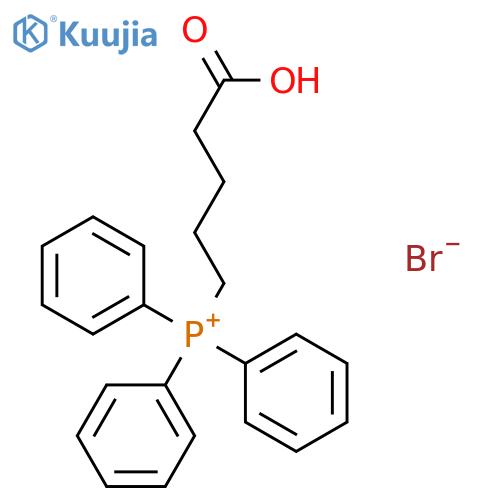 (4-Carboxybutyl)triphenylphosphonium bromide structure