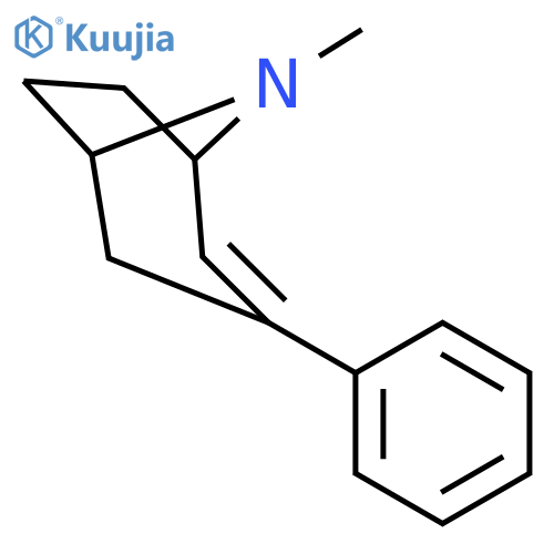(1R,5S)-8-Methyl-3-phenyl-8-azabicyclo[3.2.1]oct-2-ene structure