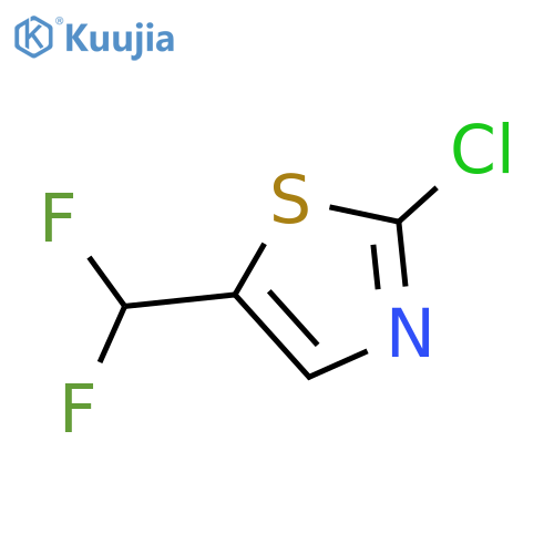 2-chloro-5-(difluoromethyl)-1,3-thiazole structure