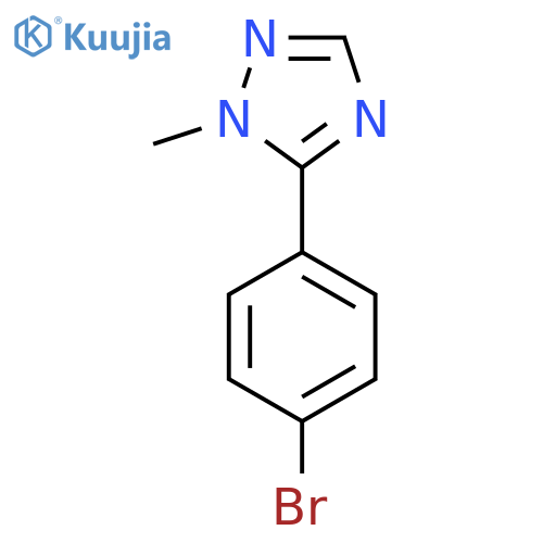 5-(4-Bromophenyl)-1-methyl-1H-1,2,4-triazole structure