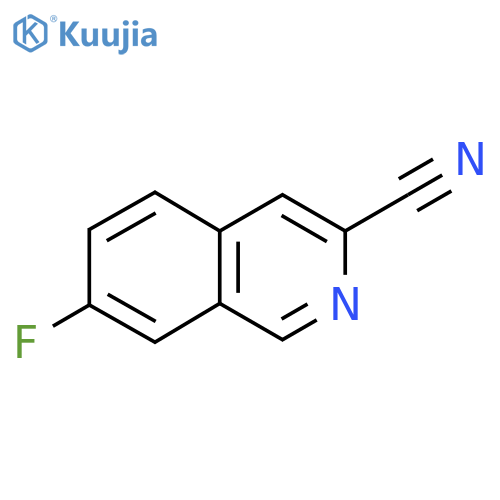 7-Fluoroisoquinoline-3-carbonitrile structure