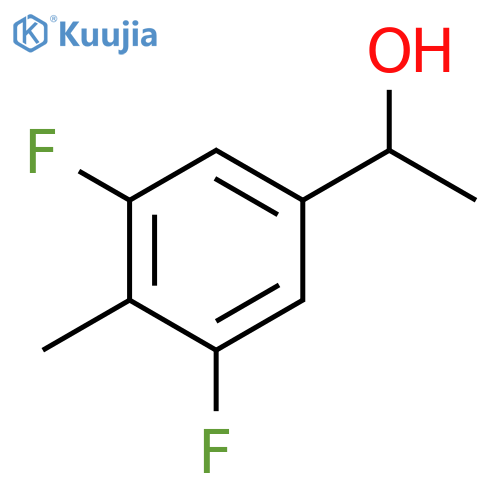 1-(3,5-Difluoro-4-mthylphnyl)thanol structure