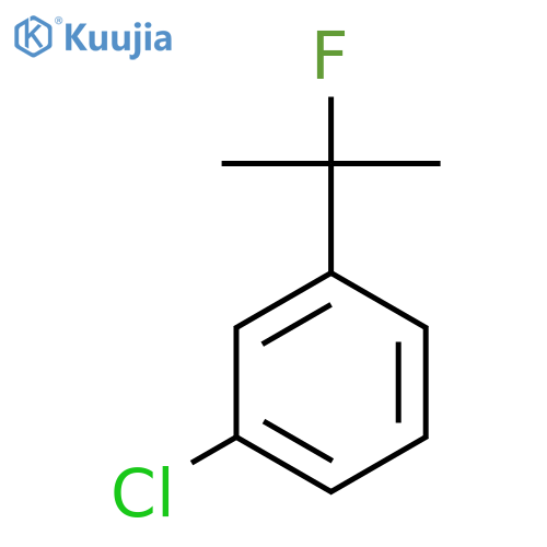 1-chloro-3-(2-fluoropropan-2-yl)benzene structure