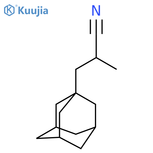 3-(Adamantan-1-yl)-2-methylpropanenitrile structure