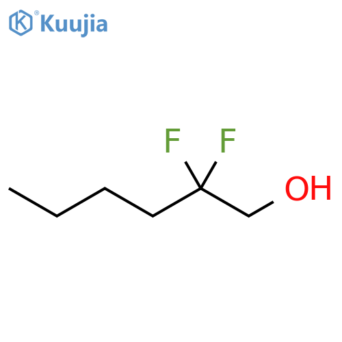 2,2-difluorohexan-1-ol structure