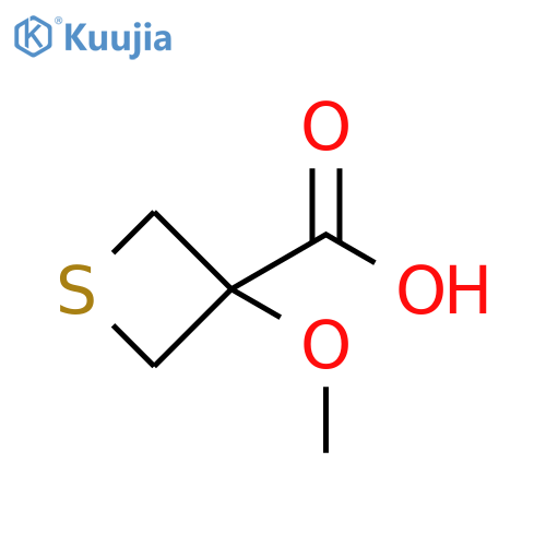 3-Thietanecarboxylic acid, 3-methoxy- structure