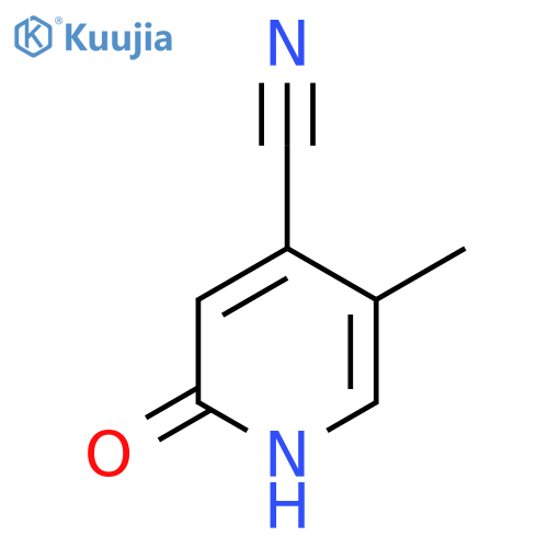 2-Hydroxy-5-methylisonicotinonitrile structure