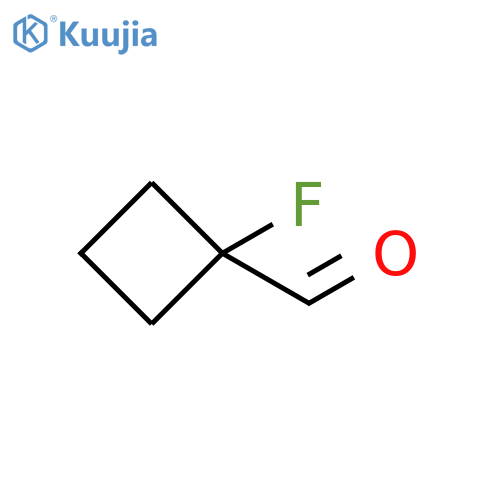 Cyclobutanecarboxaldehyde, 1-fluoro- structure